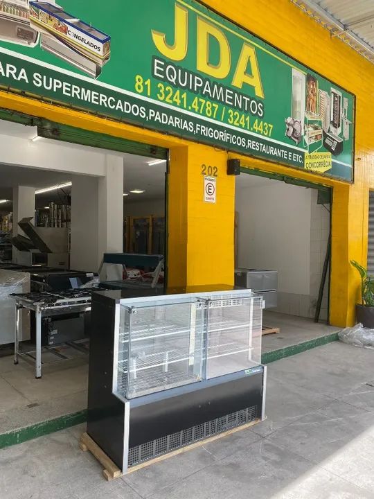 Balcão conjugado marca gelopar tamanho 1,40 - refrigerado torta + estufa aquecido - Foto 4