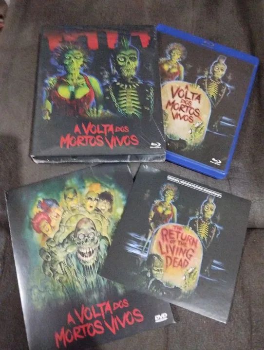 Blu Ray A volta dos mortos vivos Edição especial 