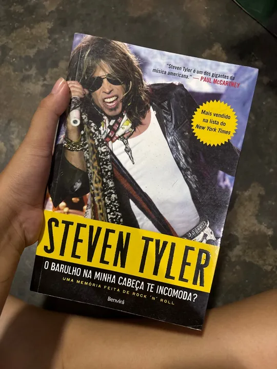 Livro Steven Tyler - O Barulho na Minha Cabeça Te Incomoda?