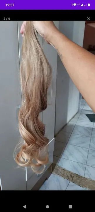 Rabo de cavalo loiro  - Foto 3