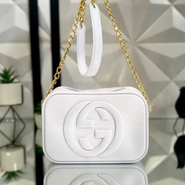 Bolsa Feminina Com Alça De Corrente De Ombro Transversal gucci - Foto 3