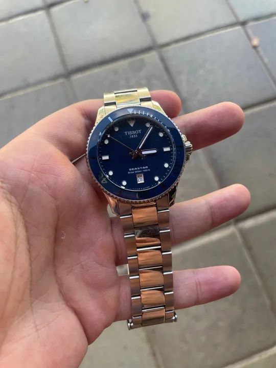 Tissot Seastar 40mm quartz original com caixa e certificado  - Foto 2