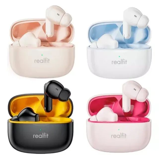 Fone de Ouvido Realfit F3 Sem Fio Bluetooth 5.4 Cancelamento de Ruído Gamer - Foto 2