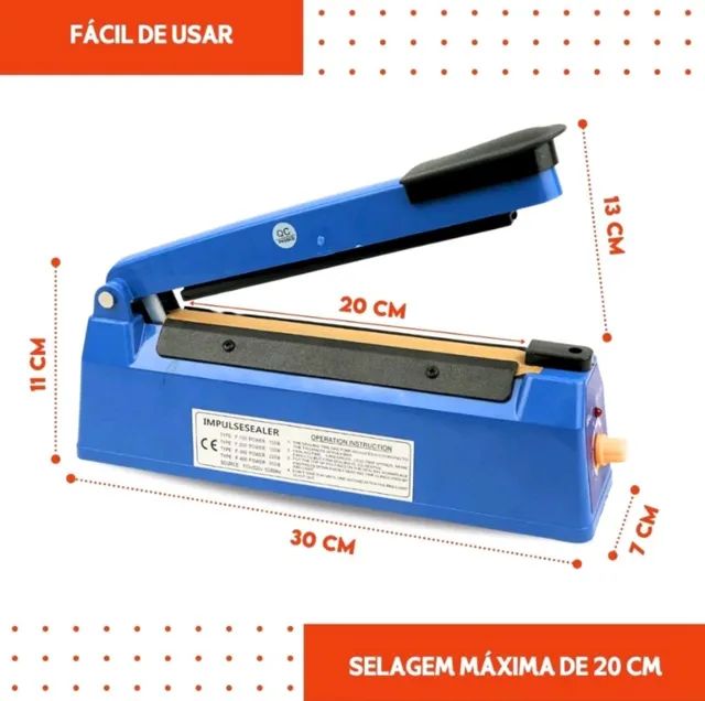 Seladora para embalagens plástica 20 cm<br> - Foto 5