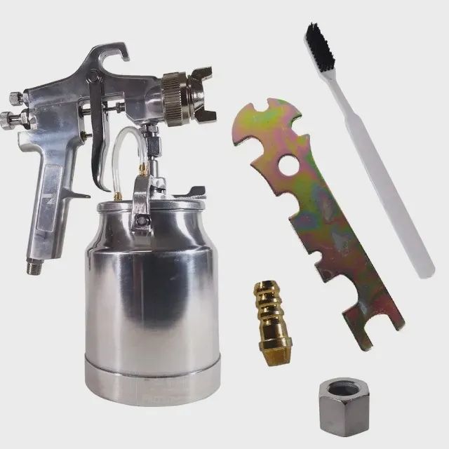 PISTOLA TINTA ALTA PRESSAO 1000ML - LOTUS - Foto 2