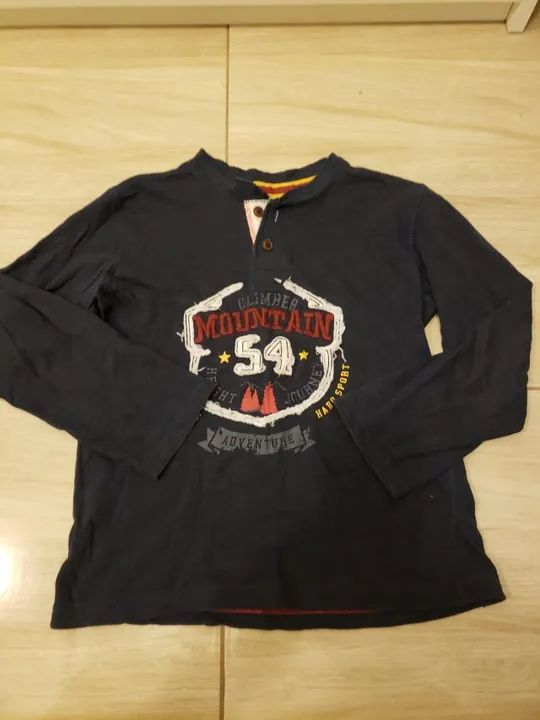 Lote de 6 Camisetas Manga Longa p/Menino  - Foto 2