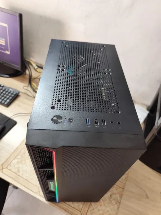 PC Gamer Xeon 2650 V4 16 Gigas Memória - SSD  - Placa de Vídeo RX 580 8 Gigas - Somos Loja - Foto 4