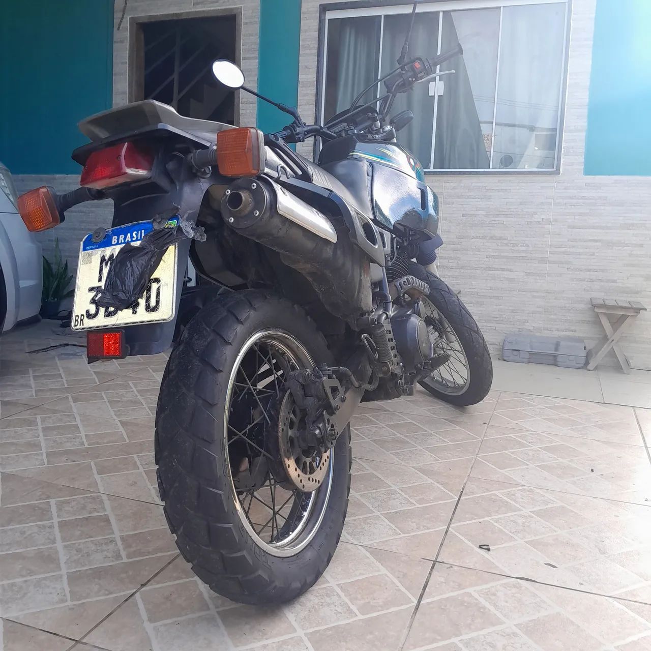 Yamaha XT600E troco carro antigo - Foto 3