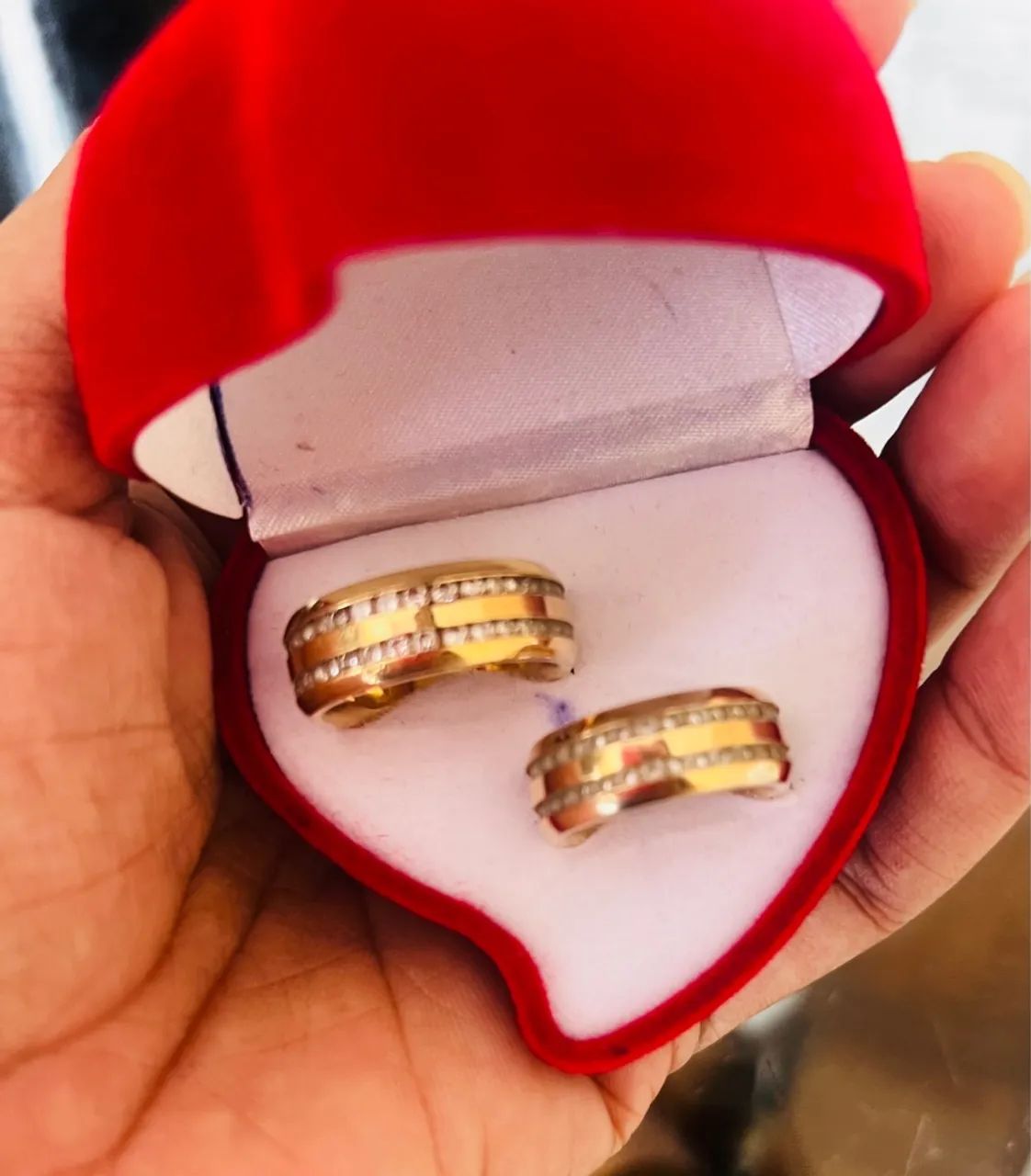 Par de aliança folheado  - Foto 2