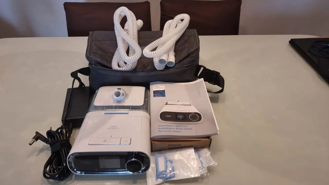 **BiPAP Philips DreamStation AVAPS + Umidificador - SEMI-NOVO, com Garantia!** - Foto 4