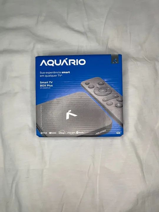 Smart TV BOX Plus AQUÁRIO 4K - Novo