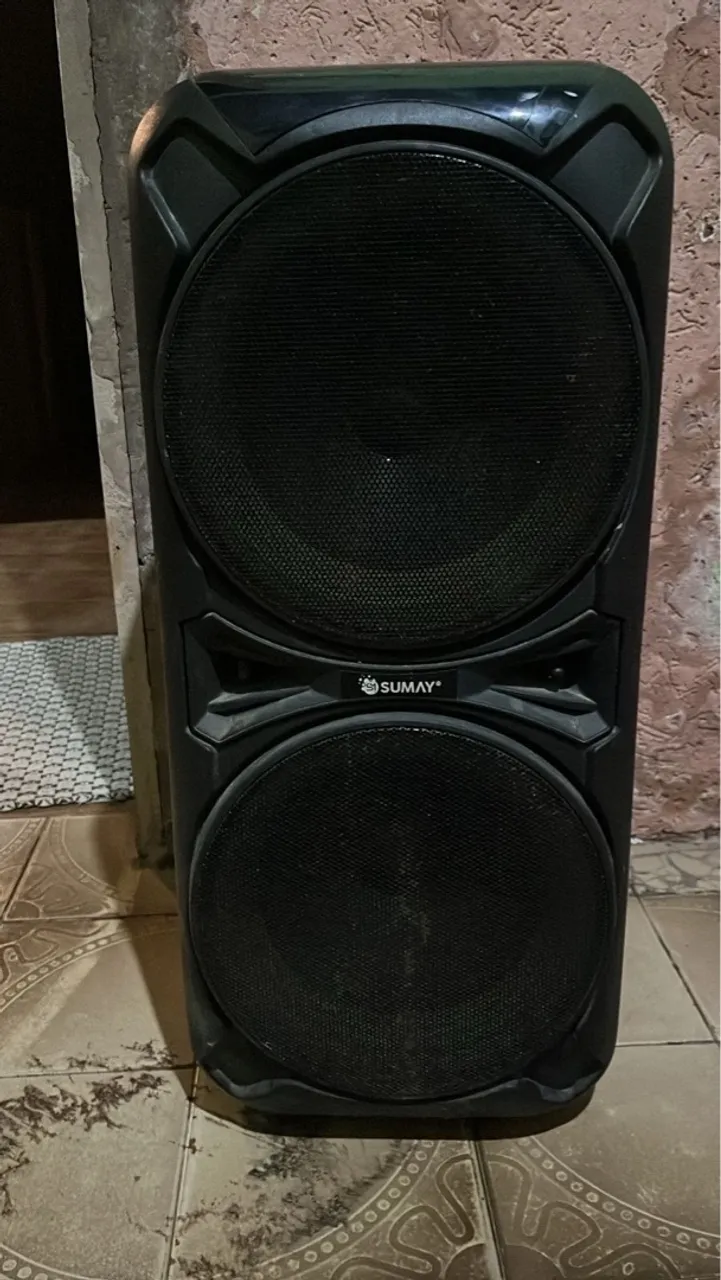Caixa de Som Amplificada 2 Auto Falantes