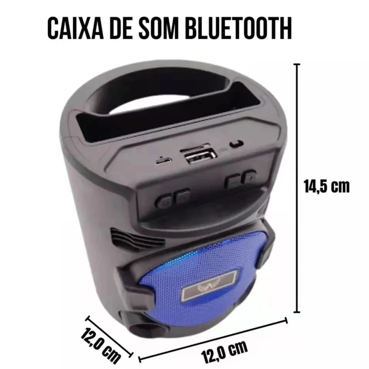 Caixa de Som Bluetooth altomex Portátil 5w com Design Moderno - Foto 3