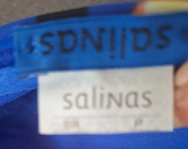 Biquini Salinas com estampa quadriculada e floral - Foto 5