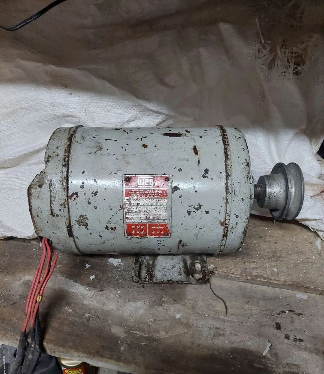 Motor elétrico WEG de 2 Cv 220v, Trifacio Novo e Revisado 