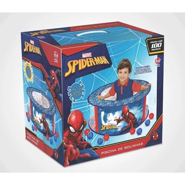 Piscina de Bolinhas Spider Man Homem Aranha - Lider Brinquedos
