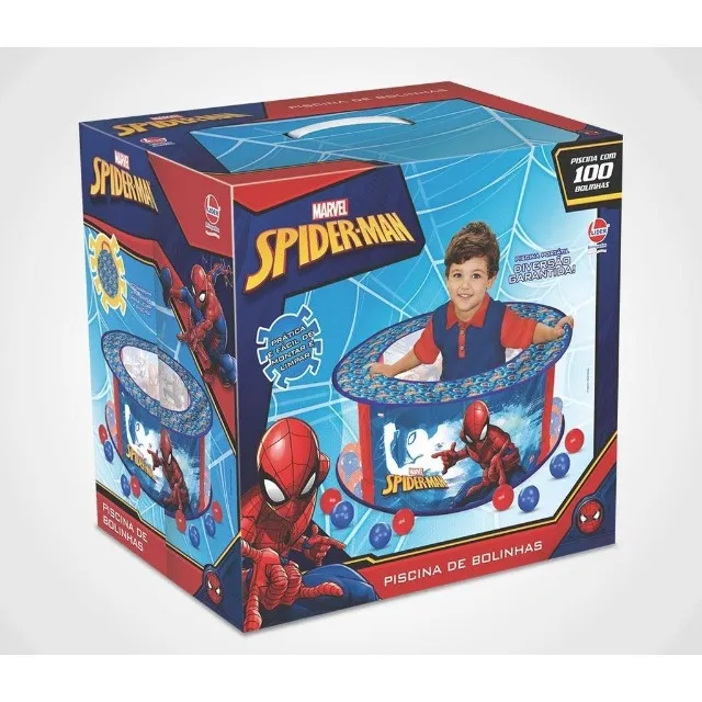Piscina de Bolinhas Spider Man Homem Aranha - Lider Brinquedos