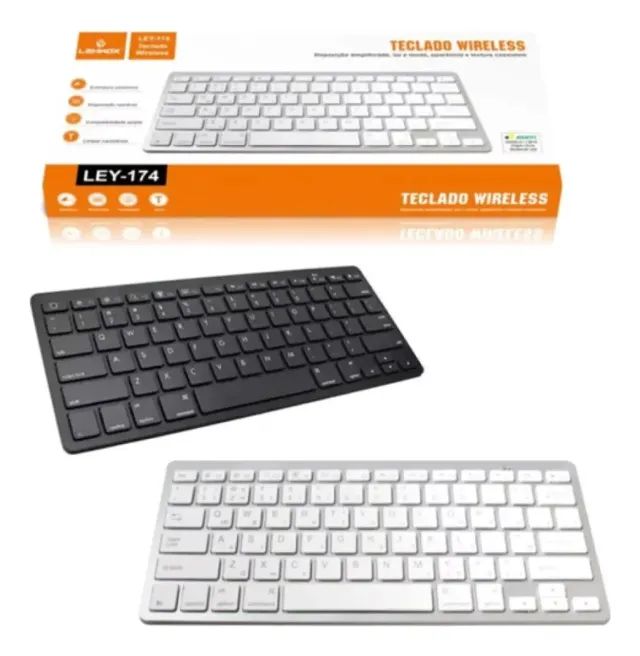 Teclado Wireless LEY-174 Preto, LEHMOX - Foto 2