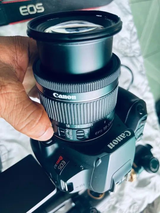 Máquina Fotográfica Profissional Canon/kit completo  - Foto 2