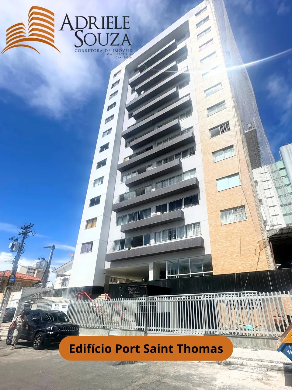 Vendo apartamento com 3/4 sendo uma suíte e DCE no Edifício Port Saint Thomas, B. São José
