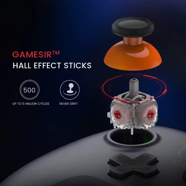 Gamesir Nova Lite Controle Sem Fio Hall Effect Bluetooth PC Android iOS NS - Foto 4