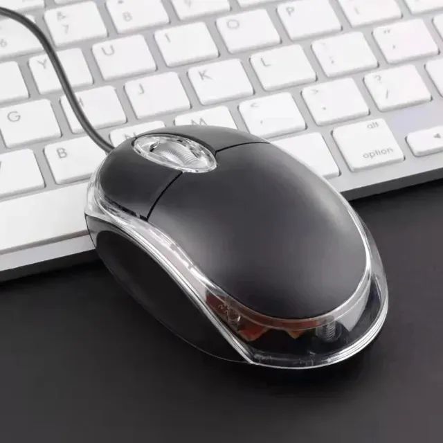 Mouse Com Fio Hmaston Ms01 Mouse Usb Basico Padrão para Computador e Notebook Loja Coimbra - Foto 2