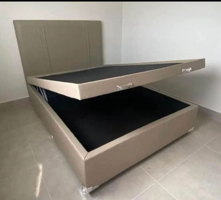 CAMA CASAL PADRÃO COM BAÚ 