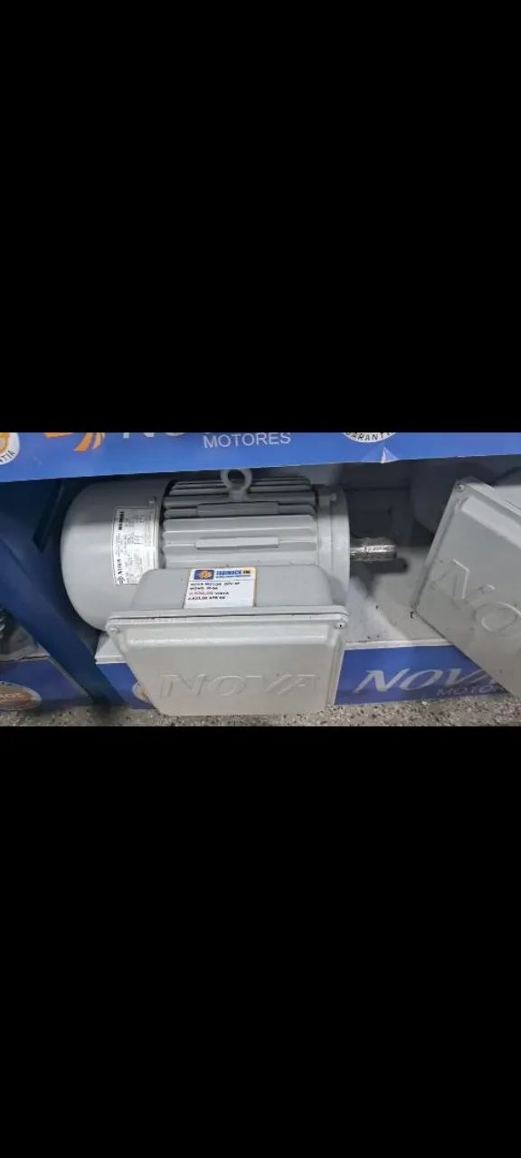 MOTOR ELÉTRICO 2CV MON 127/220V 1740RPM IP56 NOVA - Foto 2