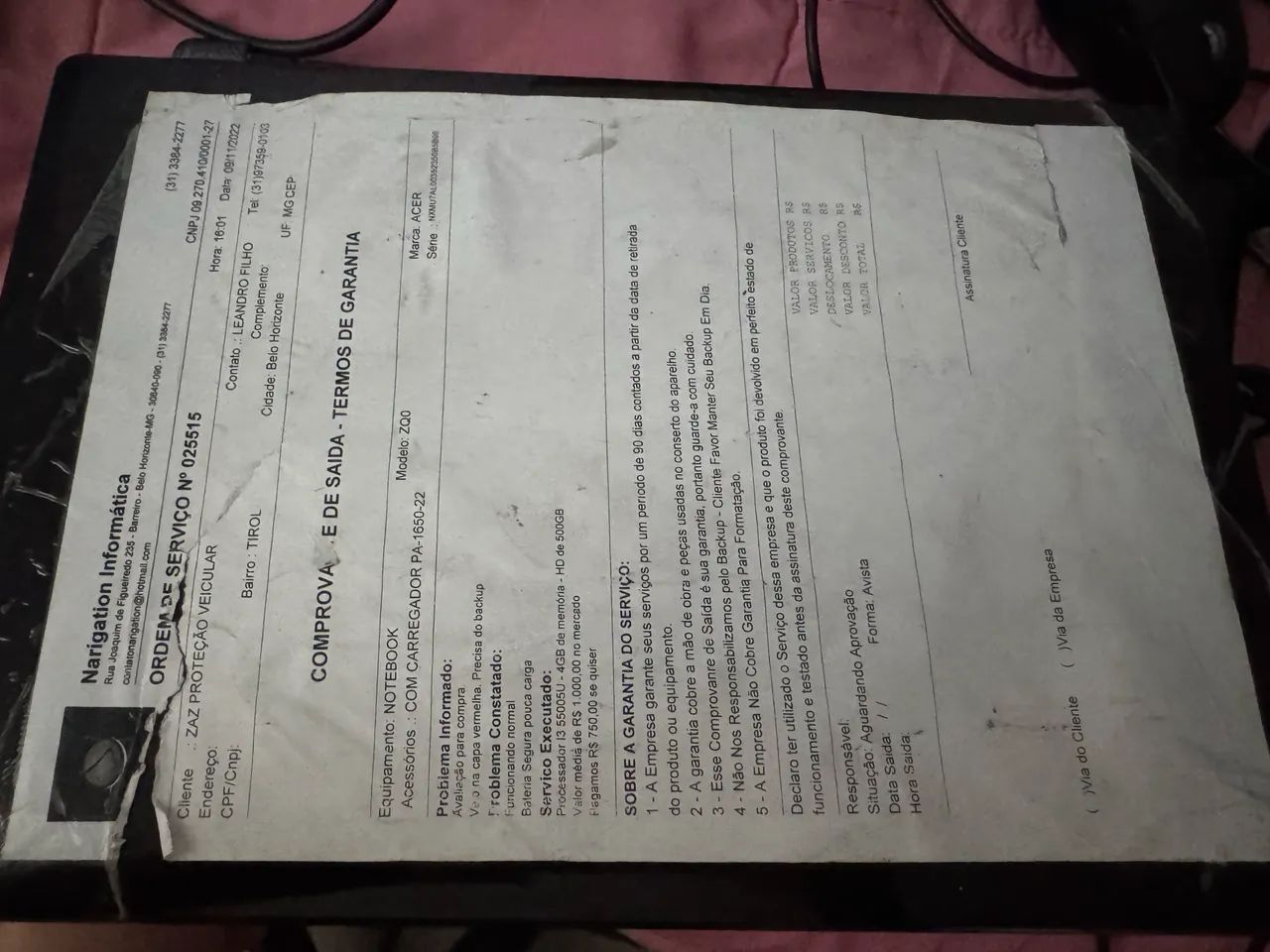 NOTEBOOK ACER ZQ0 - Foto 4