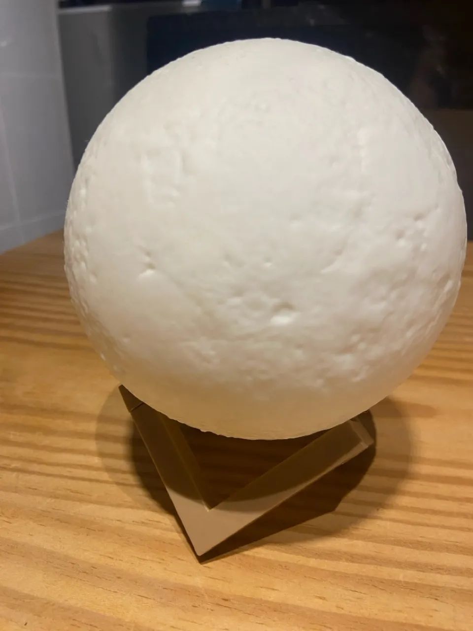 Luminária Lua 3D Decorativa - Iluminação Ambiente