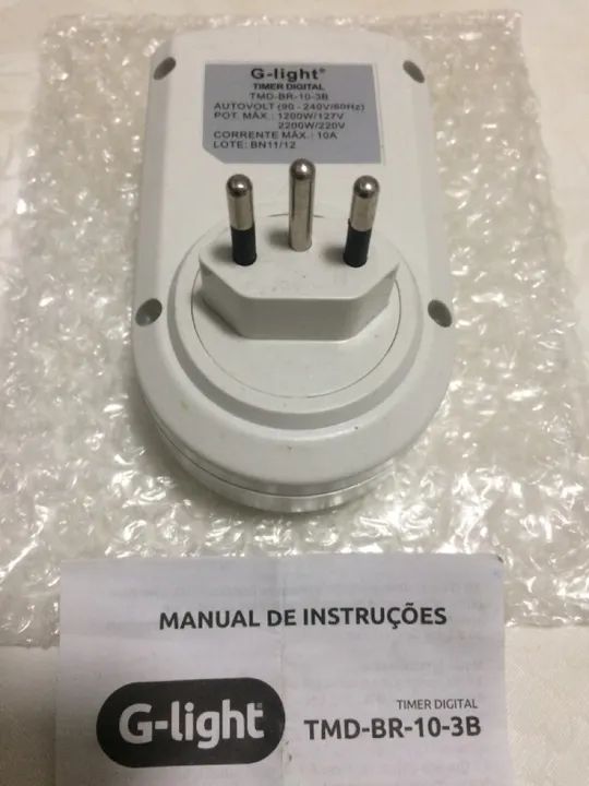 Timer Tomada Bivolt - Controle de Tempo para seus Eletrodomésticos - Foto 2