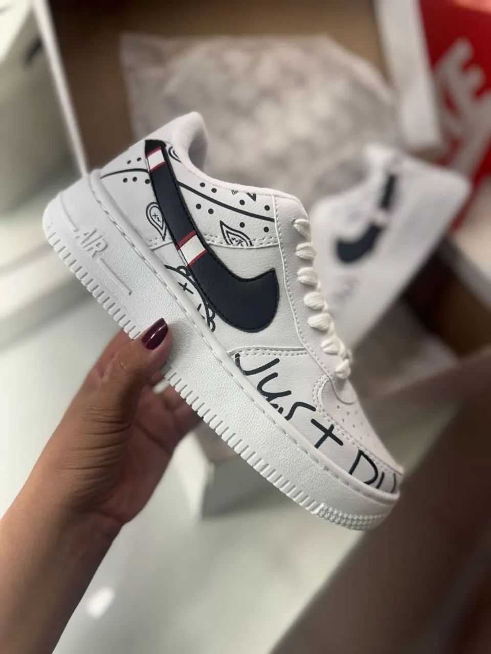 Tênis Nike Air Force Customizado Calçados Jarivatuba