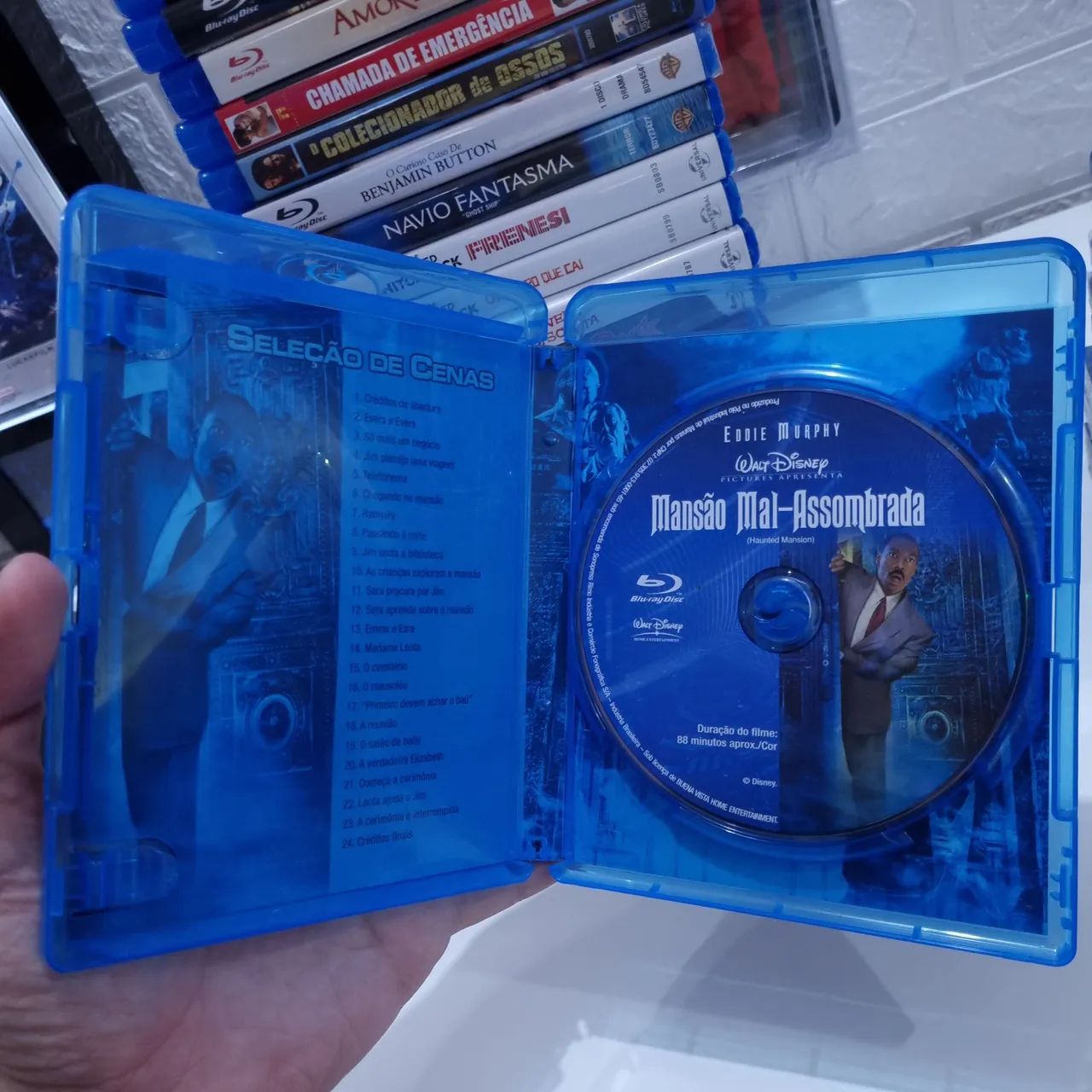 Raro Blu-Ray Mansão Mal-sssombrada com o Eddie Murphy Disney Novo de Coleção OFERTA! - Foto 2