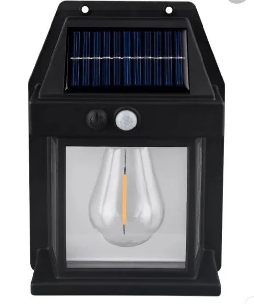 Luminária solar lâmpada de filamento