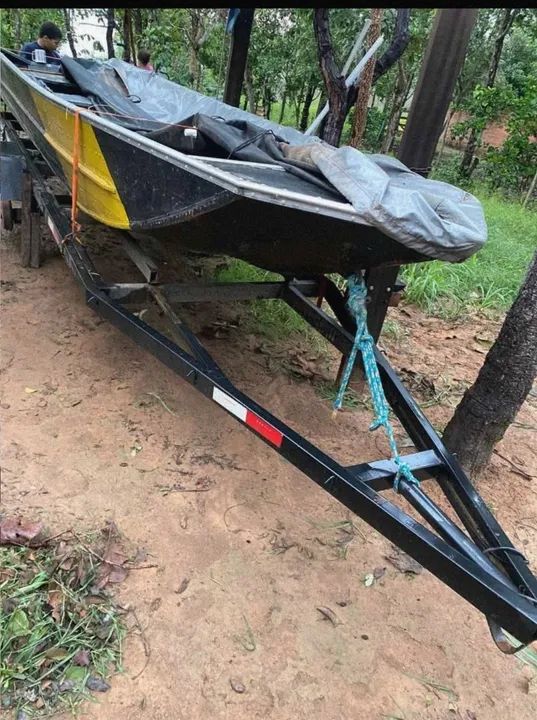Vendo canoa e carreta e motor  - Foto 3