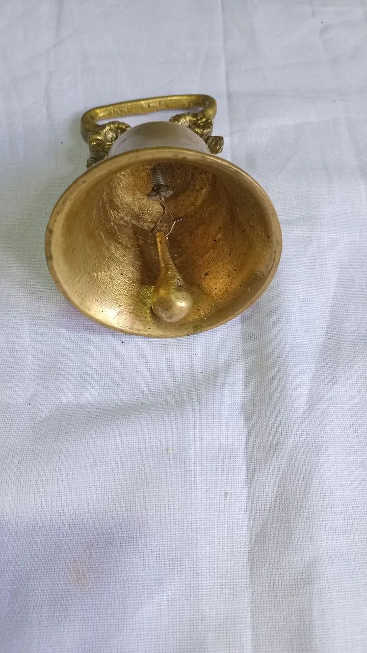 Sino vintage  de bronze decorativo - Foto 3