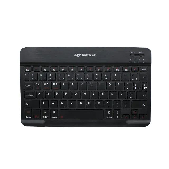 Teclado Sem Fio Bluetooth C3Tech K-BT40BK Recarregável - WZetta
