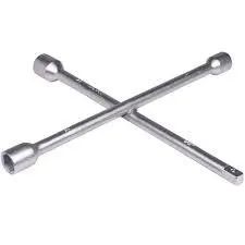 Chave de Roda Cruz 3 bocas 17x19x21mm 1/2 polegadas Universal para carro