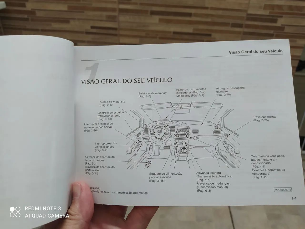 Manual do proprietário Honda Civic lx - Foto 2