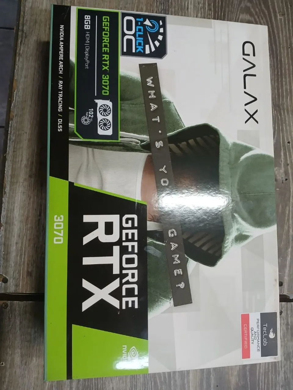 Placa de Vídeo Galax GeForce RTX 3070 8GB