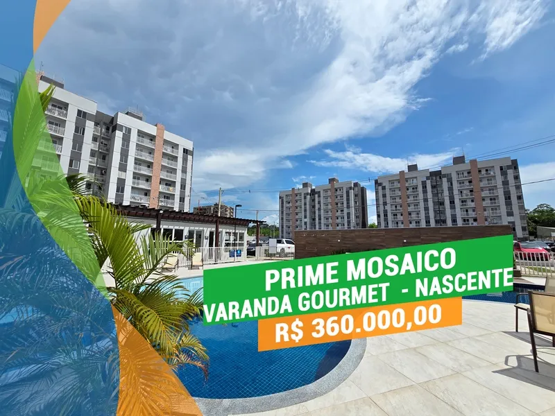 Prime Mosaico - 2Qts/1St - Varanda gourmet