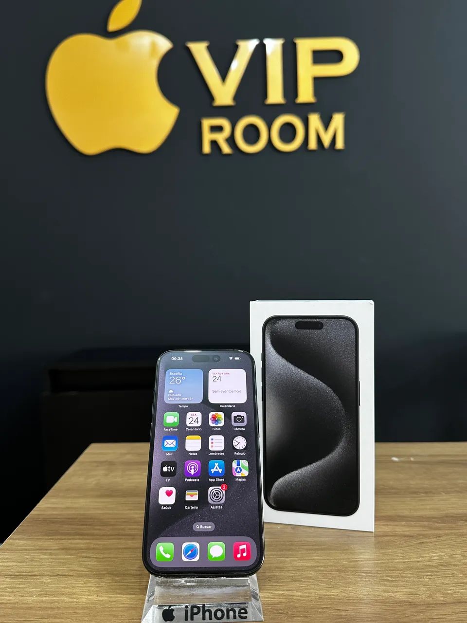 iPhone 15 Pro 128gb preto semi novo em excelente estado!! - Foto 4