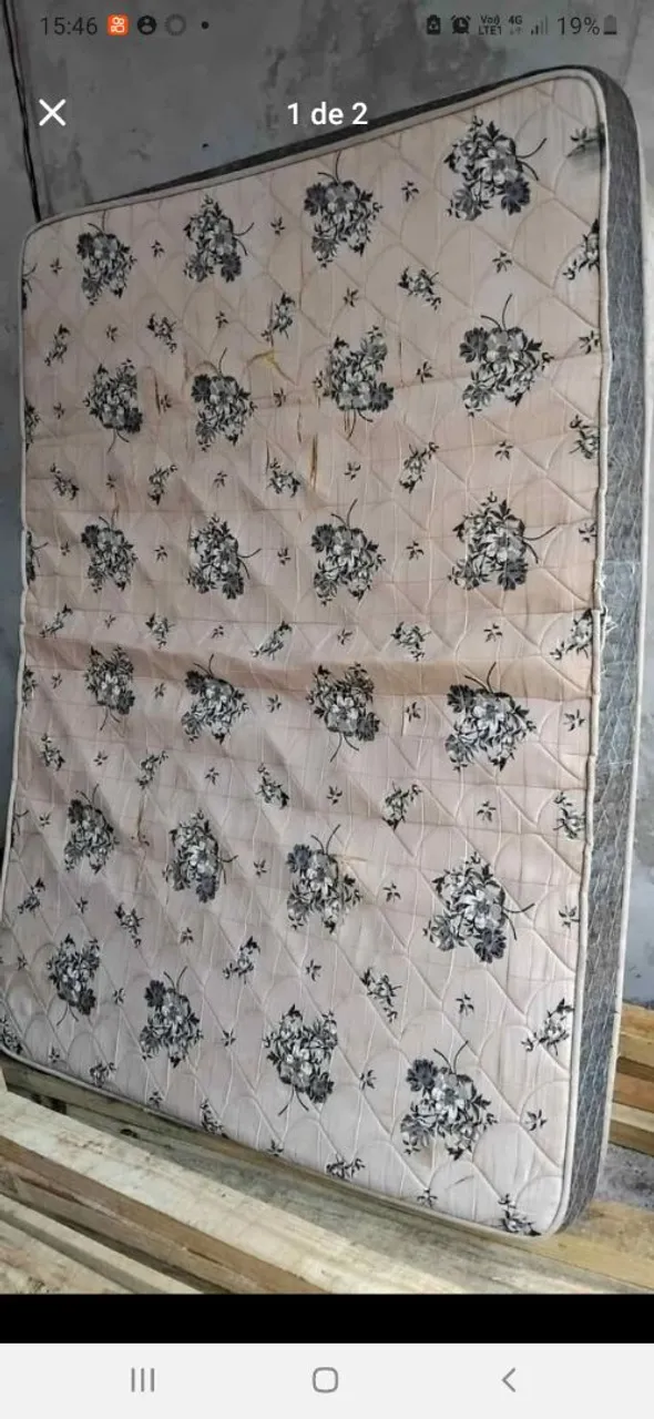 Colchão Casal Floral