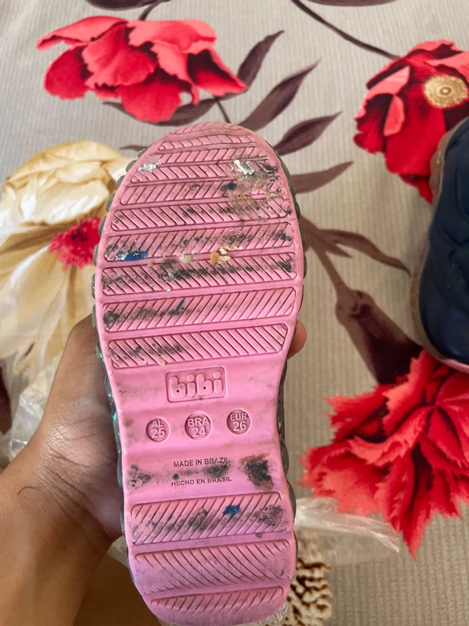 Sandália Infantil Bibi Rosa - Tamanho 24
