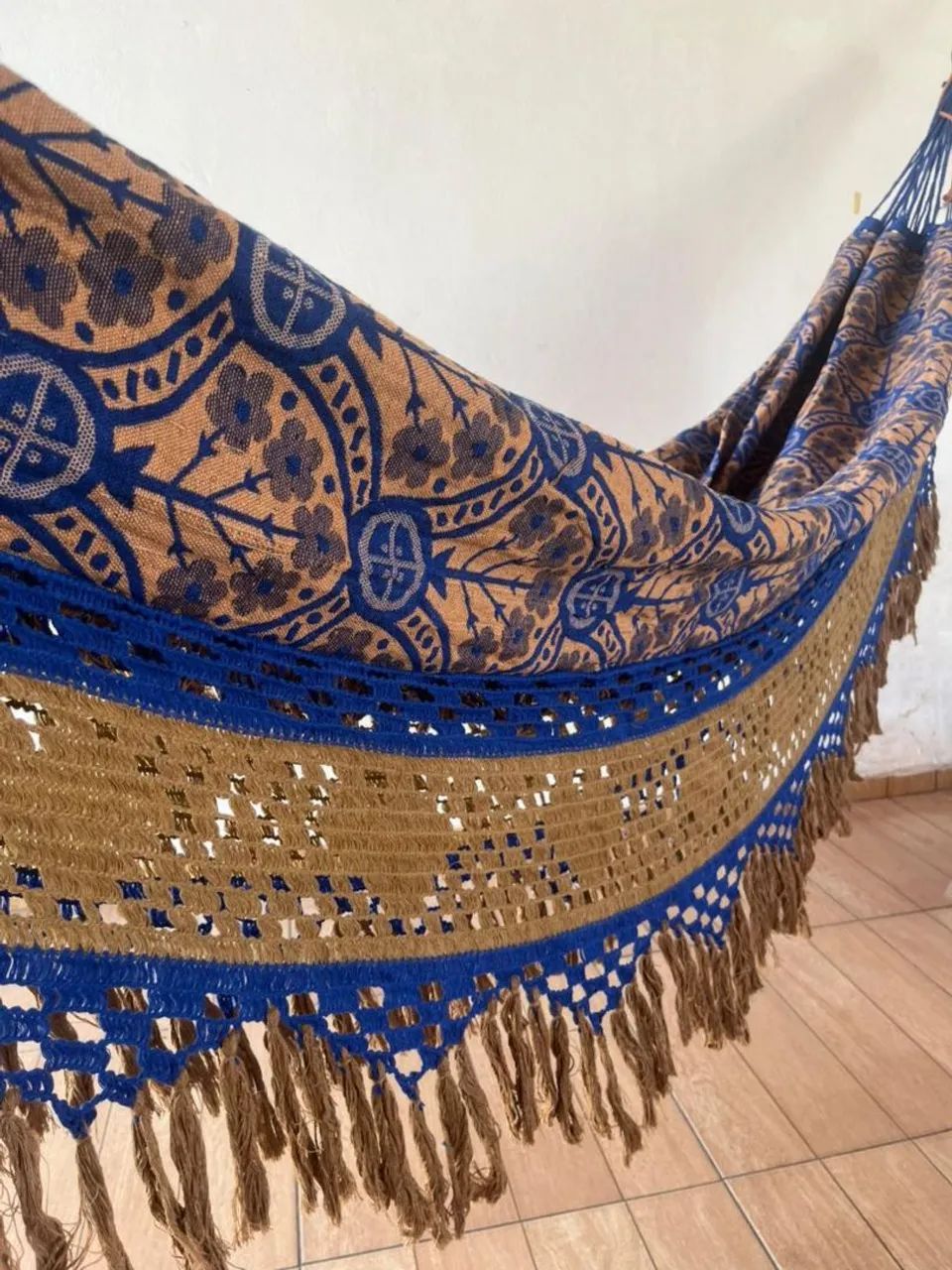 Rede de dormir Marrom com Detalhes - Foto 6