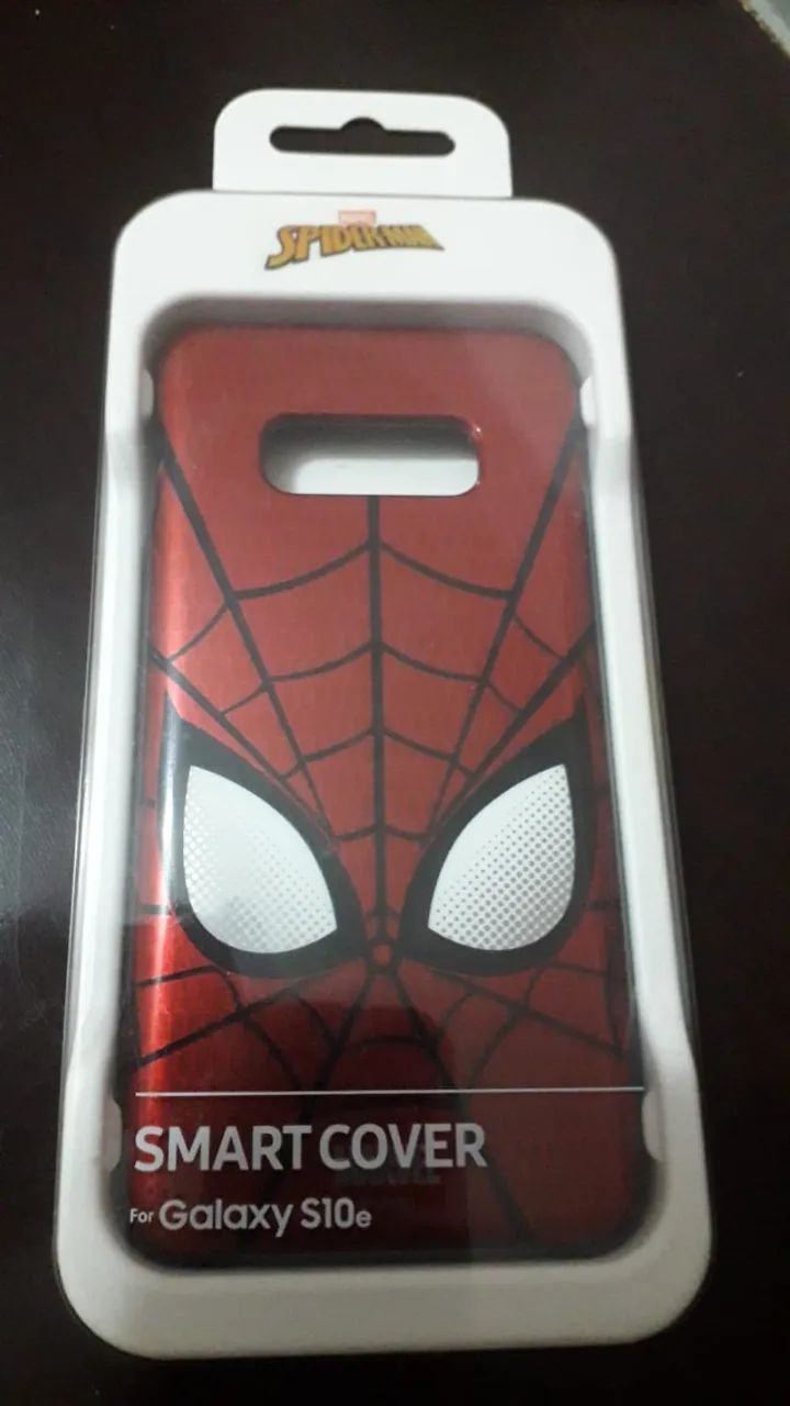 Smart Cover  Spiderman para celular Galaxy S10 (capa inteligente) sem uso