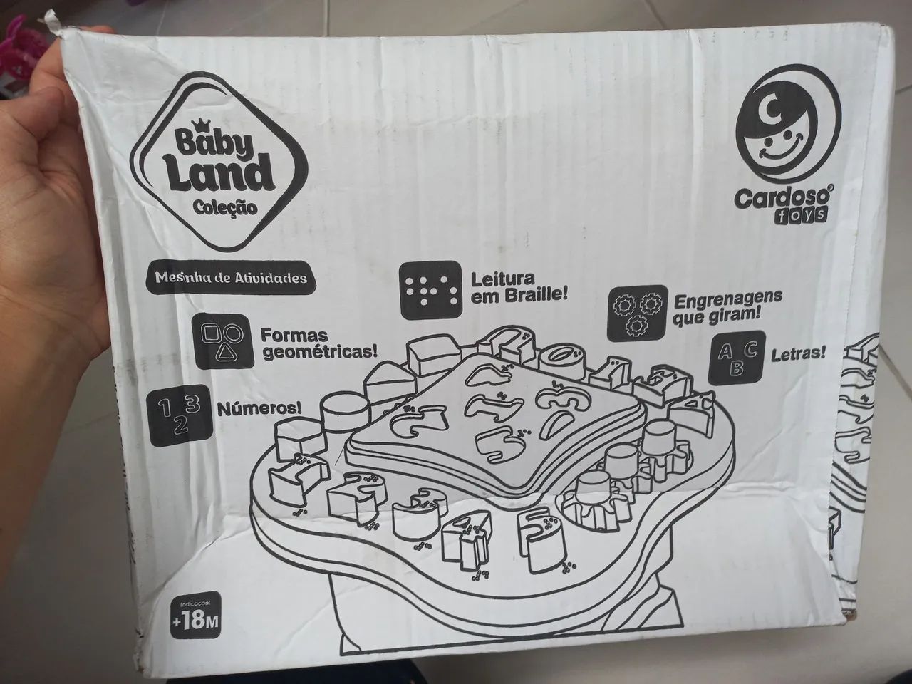 Mesa de atividades Baby Land Cardoso Toys - Foto 4