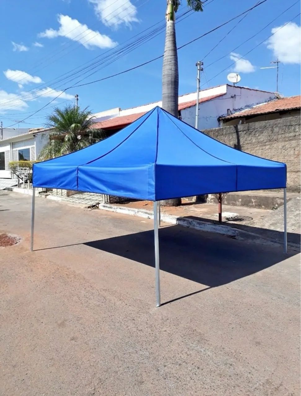 Tenda Azul para Eventos e Áreas Externas