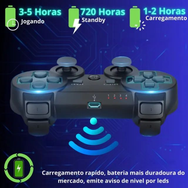 PS3 Wireless Game Controller Dualshock Black64313237606914121