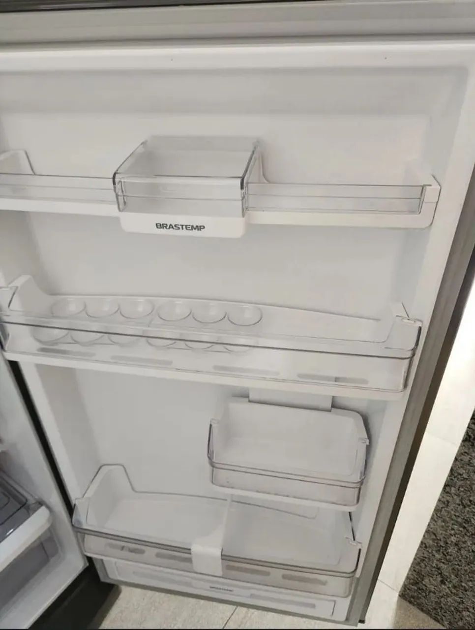 EXCELENTE OPORTUNIDADE GELADEIRA BRASTEMP INOX PAINEL DIGITAL SEMINOVA  - Foto 5